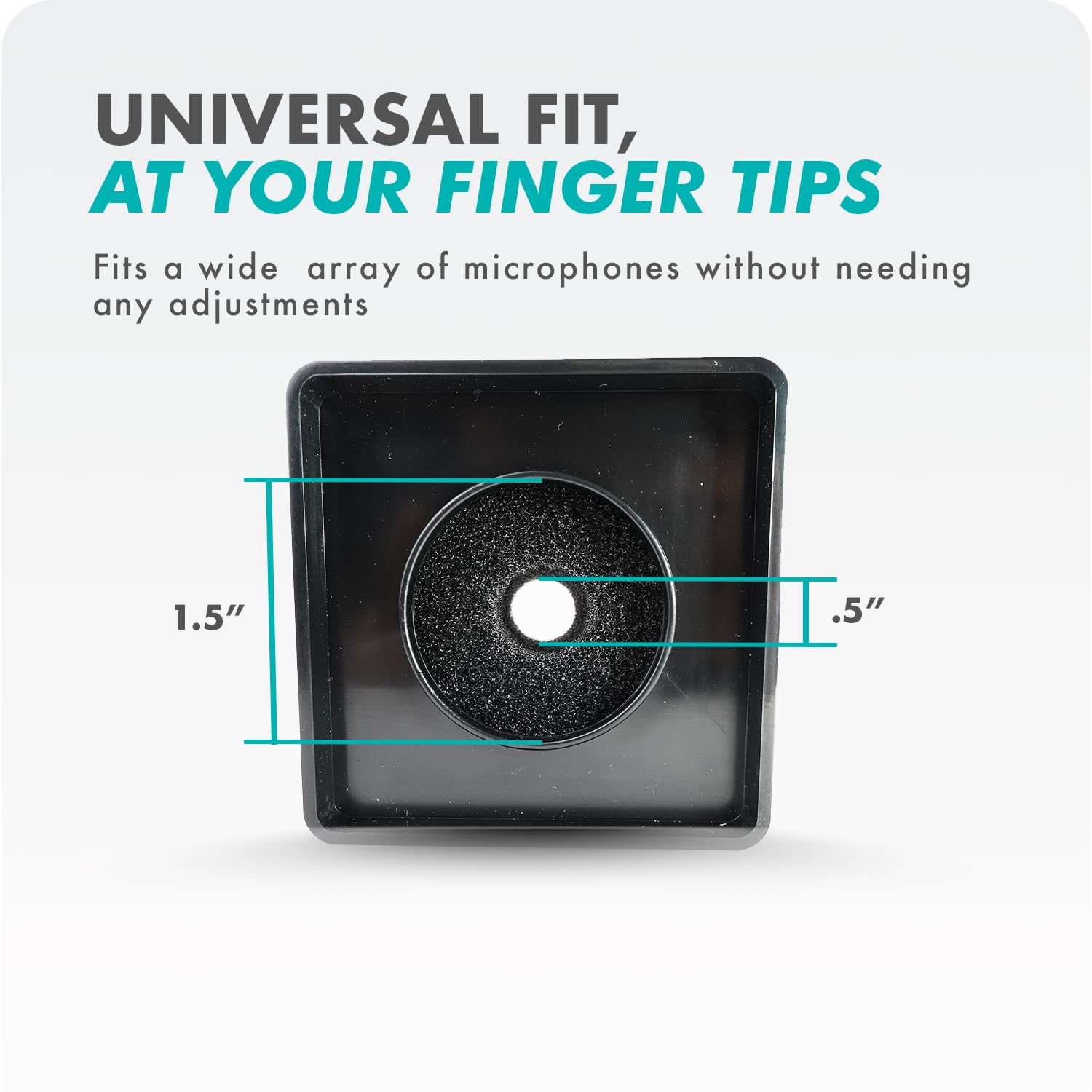 Movo HMF-1 ABS Mic Flag - Add Your Logo - Compatible with Rode Interview Go WMX-HM - Microphone Flag Perfect for Interviews, Vlo